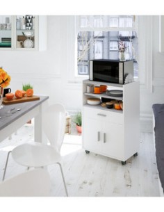 KIT MOBILE PORTAFORNO 1 CASSETTO + 2 ANTE 59X40X92 BI/C 2