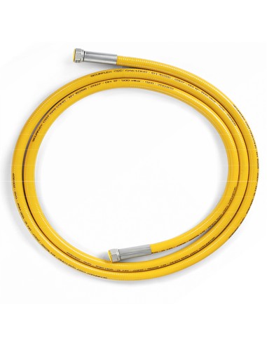 TUBO FLESSIBILE GAS 400 CM F.F.1/2 UNI15266 GIALLO
