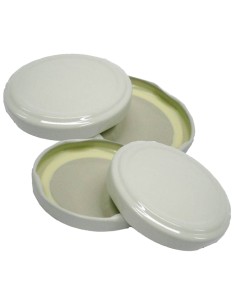 TAPPO P/BARATTOLO D 63 MM 100 PZ BIANCO