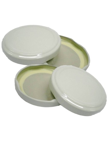 TAPPO P/BARATTOLO D 63 MM 100 PZ BIANCO