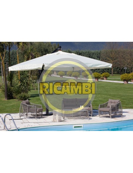 R STECCA P/OMBRELLONE DEC ALL NERO 20X30MM 200CM