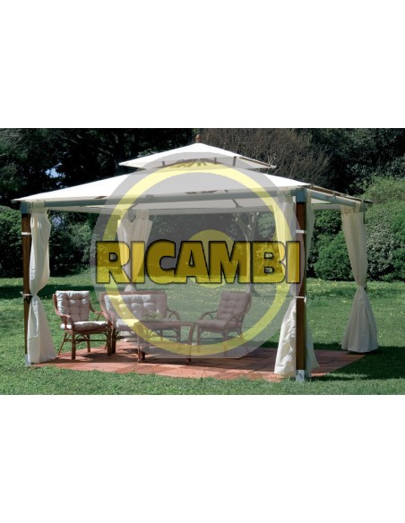 R PALO IN LEGNO P/GAZEBO TOP