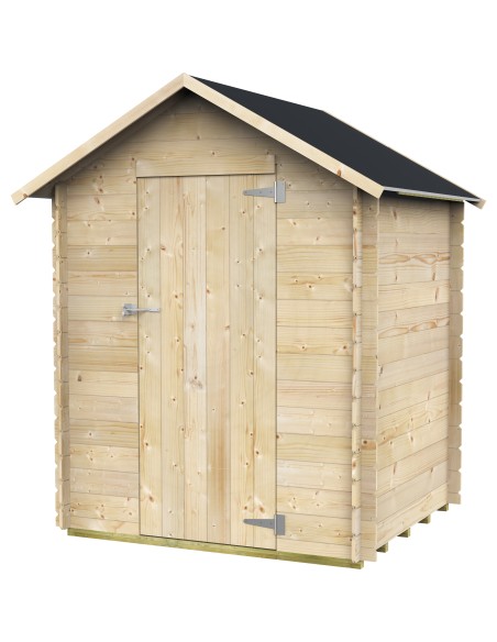 CASETTA LEGNO MARCELLA C/PAVIMENTO 146X130X185