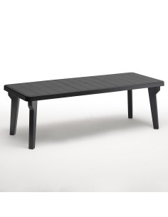 TAVOLO BERGEN 160/220X90XH74CM ANTRACITE