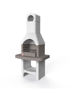 BARBECUE IN MURATURA  88X58X179 CM LUCERNA