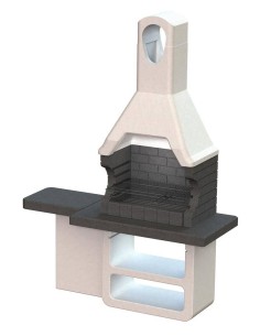 BARBECUE IN MURATURA 170X64X232 CM ULISSE