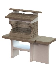 BARBECUE IN MURATURA 159X72X162 CM LUXOR