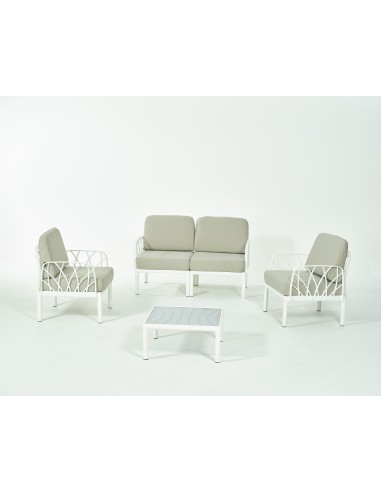 SALOTTO GARDA 4 PZ C/CUSCINI BIANCO