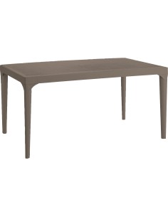 TAVOLO RESINA OSLO CM 150X90X74H TORTORA