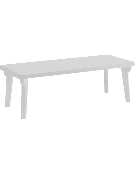 TAVOLO BERGEN 160/220X90XH74CM BIANCO