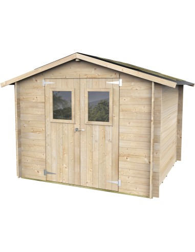 CASETTA LEGNO AUGUSTA C/PAVIMENTO 249X198X206 CM