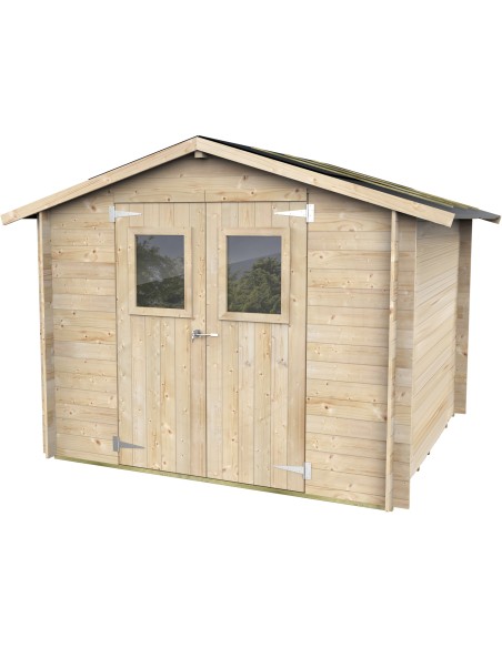 CASETTA LEGNO AUGUSTA C/PAVIMENTO 249X198X206 CM