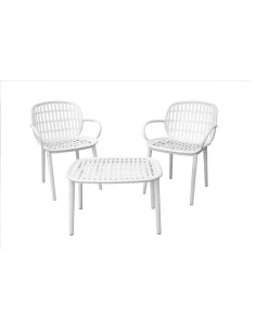 SET BALCONY PZ.3  MOD. POSITANO BIANCO