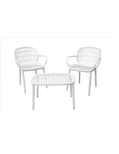 SET BALCONY PZ.3  MOD. POSITANO BIANCO