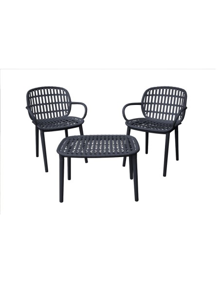 SET BALCONY PZ.3 MOD. POSITANO ANTRACITE