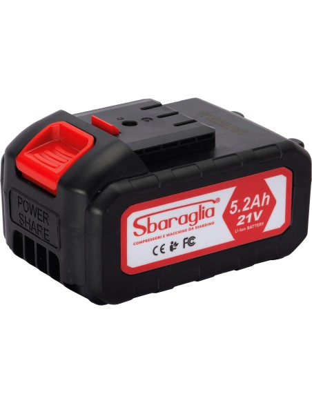 BATTERIA 21V 5.2 Ah RAMBO ENERGY E POTATORE ARES