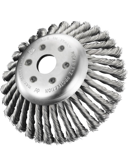 SPAZZOLA P/DECESPUGLIATORE 170 MM FILI ACCIAIO