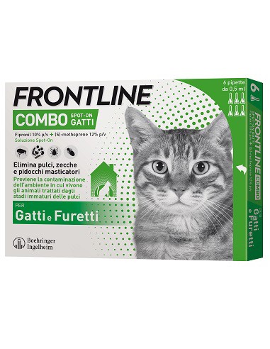 FRONTLINE COMBO GATTI 6 PIPETTE OFF. SPECIALE