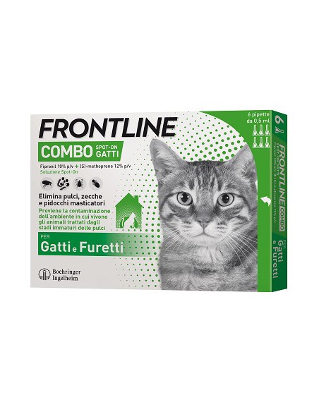 FRONTLINE COMBO GATTI 6 PIPETTE OFF. SPECIALE