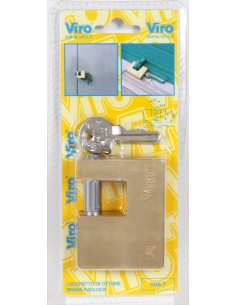 VIRO BL 506.7 LUCCHETTO P/SERRANDA 70MM OTTONATO