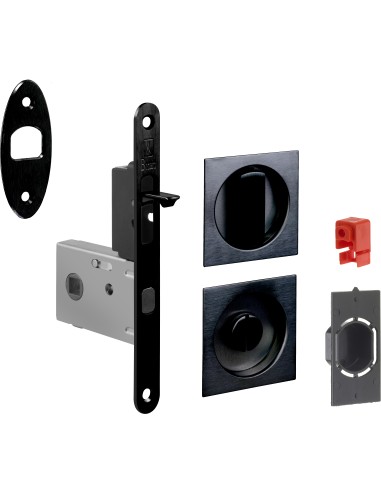 KIT MANIGLIE QUADRO PORTA SCORR EASY G500T NERO