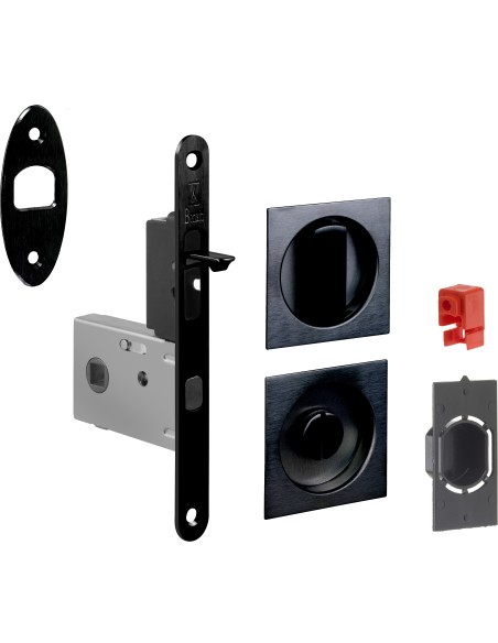 KIT MANIGLIE QUADRO PORTA SCORR EASY G500T NERO