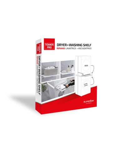 SUPPORTO ASCIUGATRICE C/RIPIANO TOWER PRO