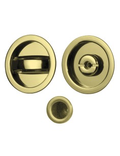 KIT MANIGLIE TONDO PORTA SCORR ORO