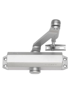 CHIUDIPORTA DC110  CERTIFICATO C/FERMO ARGENTO