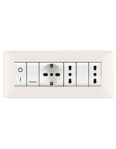 PLACCA LIFE Q LIVING PLAST BIANCO               7P