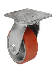 RUOTA POLIURETANO D 100X32 MM PIASTRA GIREV EXP