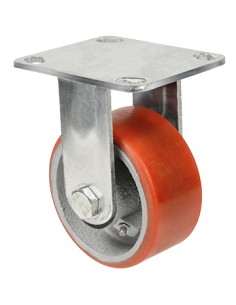 RUOTA POLIURETANO D 150X50 PIASTRA FISSA EXPORT