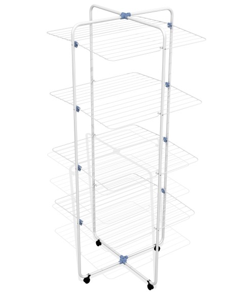 STENDIBIANCHERIA VERTICALE GIMI VIP 40 71X71XH164 CM