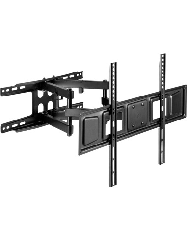 SUPPORTO TV A MURO DOPPIO BRACCIO 37/80 EXTRA SLIM