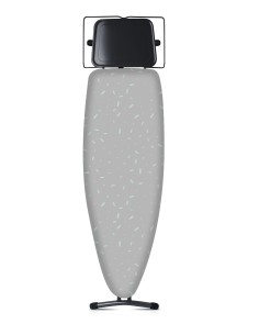 ASSE DA STIRO TAURUS ARGENTA PRO 40X124 CM