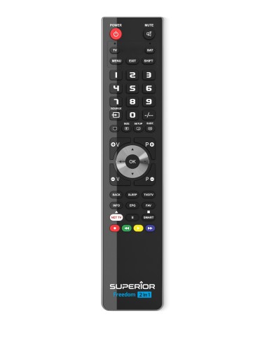 TELECOMANDO TV SUPERIOR UNIVERSALE FREEDOM 2 IN 1