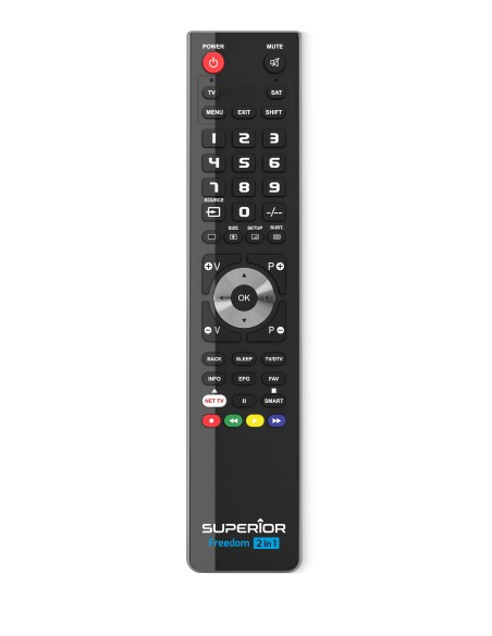 TELECOMANDO TV SUPERIOR UNIVERSALE FREEDOM 2 IN 1