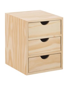 CASSETTIERA MINI 3 CASSETTI 21X20X28 CM