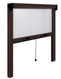 ZANZARIERA IRS OPERA 140X240 CM VERTIC MARRONE