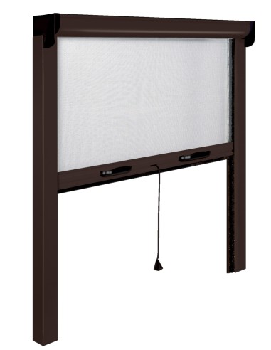 ZANZARIERA IRS OPERA 140X240 CM VERTIC MARRONE