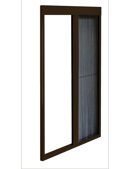 ZANZARIERA IRS OPERA PLISSE 120X240 CM ORIZZ MARRONE