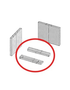 R COPPIA REFRATTARIO DI BASE P/STUFA KIR