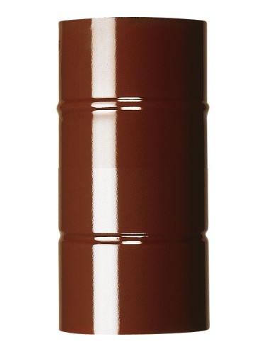 TUBO PER STUFA H  25 CM D 13 CM MARRONE