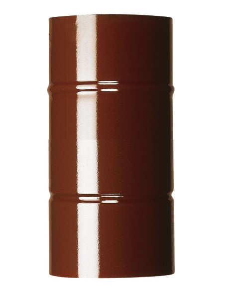 TUBO PER STUFA H  25 CM D 13 CM MARRONE