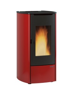 TERMOSTUFA PELLET 14.8 KW MARINA IDRO H11 BORDEAUX