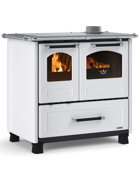 CUCINA LEGNA 7,5 KW FAMILY 4.5 BIANCO