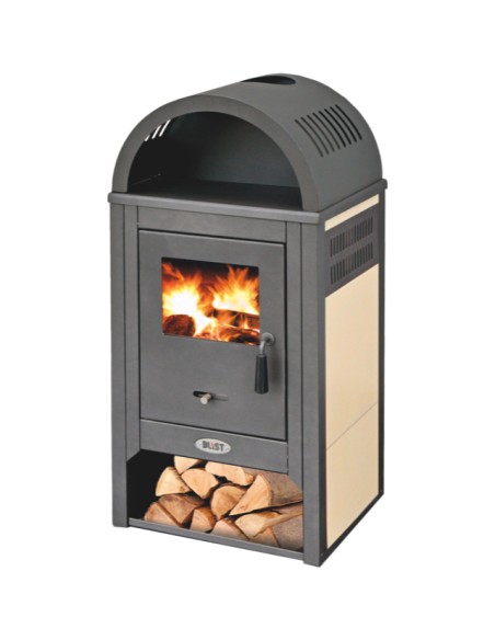 STUFA LEGNA  8 KW VIENNA BEIGE