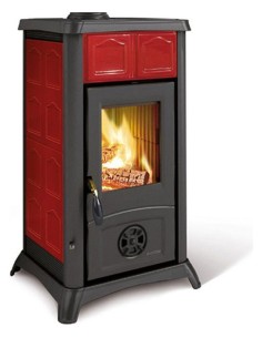STUFA LEGNA  6 KW GEMMA BORDEAUX