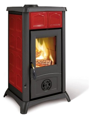 STUFA LEGNA  6 KW GEMMA BORDEAUX
