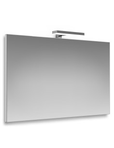 SPECCHIO A FILO 100X70 CM C/LAMPADA LED 18 CM